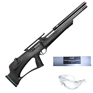 Carabina de Pressão PCP FXR Artemis T-REX Bullpup G2 5.5mm + Kit Limpeza + Óculos
