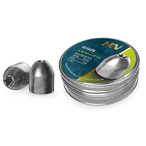 Chumbinho H&N Grizzly 6.35mm 2.02g - 28gr - Lata 150un