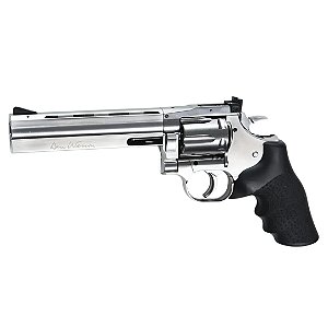 Revolver de Pressão CO2 Dan Wesson 715 Silver Full Metal 6 Polegadas 4.5mm