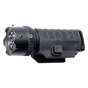 Lanterna Tactical Com Laser Para Armas