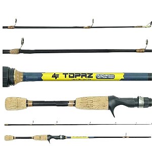 Vara Para Carretilha Carbono Topaz 562 6-12lb 1,68m Albatroz