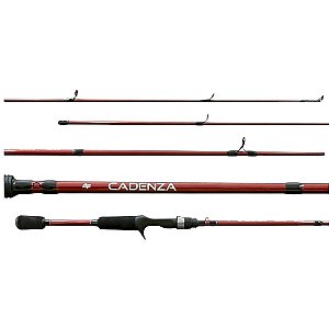 Vara Para Carretilha Cadenza Carbono C561 6-12Lbs 1,68m Vermelha Albatroz