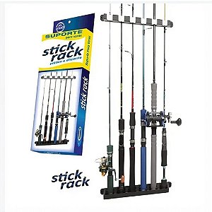 Suporte de Parede Para Varas de Pesca Rod Rack AquaFishing