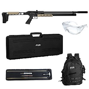Carabina de Pressão PCP Artemis FXR AP1000 Nomad 5.5mm + Case + Mochila + Kit Limpeza + Óculos