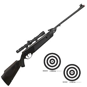 Carabina de Pressão Rossi Dione Sport Gas Ram 5,5mm + Luneta + Alvos