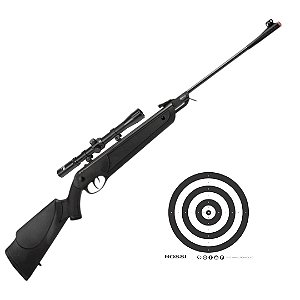 Carabina de Pressão Rossi Dione 5G Gas Ram 4.5mm + Luneta + Alvos