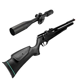 Carabina de Pressão PCP FXR Artemis T-Rex 5.5mm + Luneta March SK 5-25x50 IR FFP