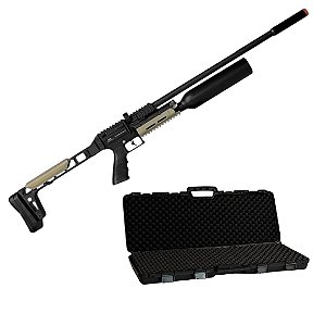 Carabina de Pressão PCP Artemis FXR AP1000B Nomad HC 5.5mm + Case FXR
