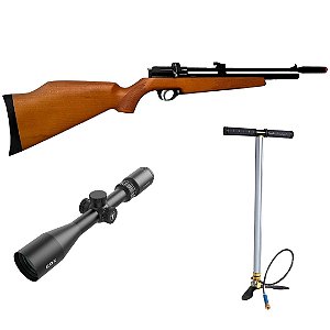 Carabina de Pressão PCP Artemis PR900W G2 5.5mm + Bomba + Luneta
