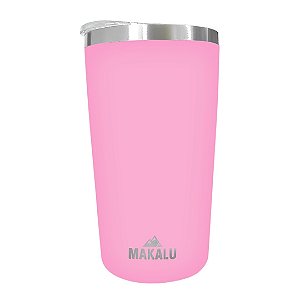 Copo Térmico Makalu Aventura 420 ml cor Rosa