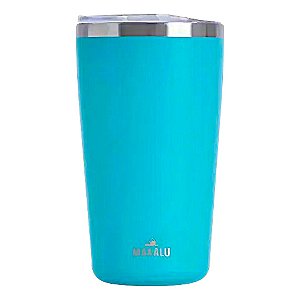 Copo Térmico Makalu Aventura 420 ml cor Azul