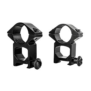 Mount Suporte para Luneta Alto Trilho 22mm Tubo 25mm (ver medidas na imagem)