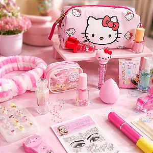 Kit Supresa De Maquiagem Infantil Com 12 Itens