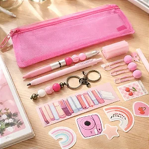 Kit Romance Papelaria Criativa Presente Especial Lançamento