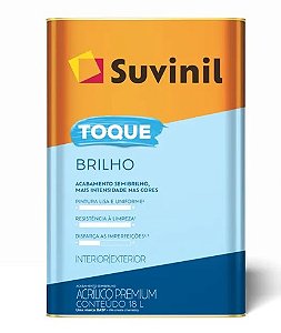 Tinta Acrílica Suvinil 18 Litros Semi Brilho Toque de Luz / Ilumina Branco