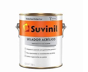 Selador Acrilico 3,6 Litros Suvinil