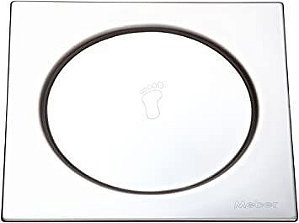 Grelha Meber Quadrada 15X15 Inox 304 Pressão
