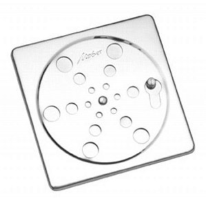 Grelha Inox Meber 15cm Fecho Quadrado 2415 C
