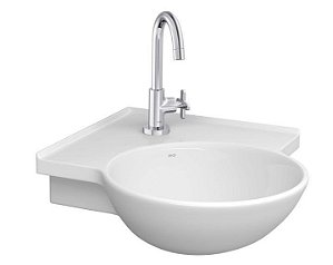 Deca Lavatório Canto L76 Branco