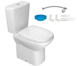 Kit Deca Bacia / Caixa / Assento Flex