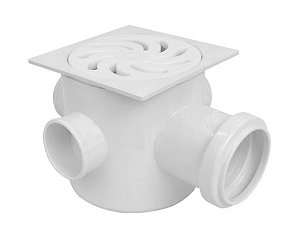 Amanco Caixa Sifonada Vort Redondo Branco Dn100x100x50