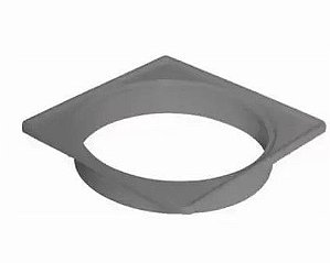 Amanco Porta Grelha N13 Quadrada Cinza Para Caixa Sifonada / Ralo Dn100 Cb
