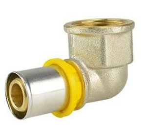 Pex Gás Amanco Joelho 90° Transição F Gás Dn26x3/4