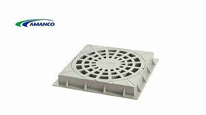 Amanco Conjunto Porta Grelha E Grelha Pvc Dn300