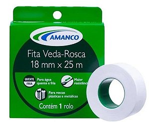 Fita Veda Rosca 18 X 25m Amanco