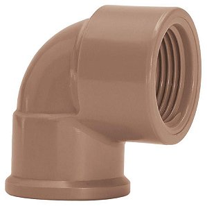 Amanco Joelho Solda Rosca 90° 25 x 3/4