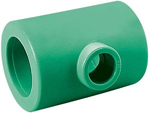 PPR Tee F / F / F Redução Central 50x32mm Amanco