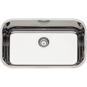 Cuba Tramontina Retangular Inox 56x34 Alto Brilho Prime 3.1/2 sem Escape