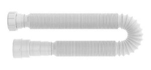 Sifão Sanfonado Blukit Pvc 1,5m  Branco