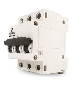 Disjuntor Soprano Branco Din 3 X 50a
