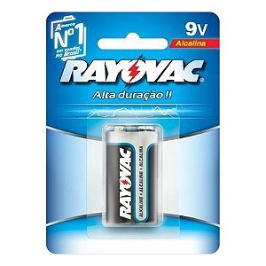 Bateria Rayovac Alcalina 9 Volts