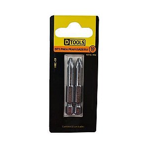 Ponteira Parafuso Dtools Phillips 50mm Ph2 Com 2un