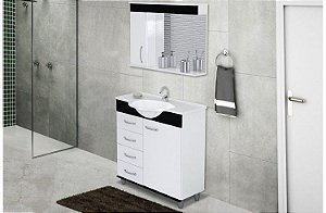 Kit Rorato Viena Completo 3 Peças Preto