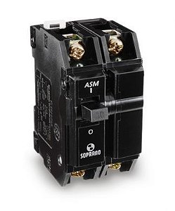 Disjuntor Soprano Preto Nema 2 X 40a