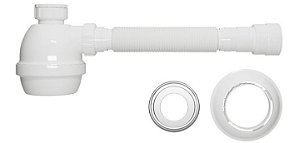 Sifão Copo Blukit Pvc Branco Universal