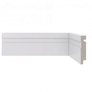 Rodape Santa Luzia Poliestireno 456 7cm 2,4 Metros