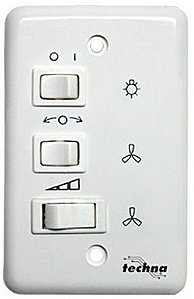 Chave Ventilador Emb Cap 1l 3v 3pos 220v Techna
