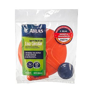 Lixador Manual Atlas Orbital P/ Velcro 225mm
