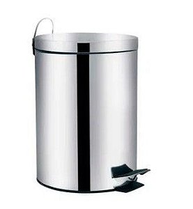 Lixeira Inox Mor 5 Litros Agata