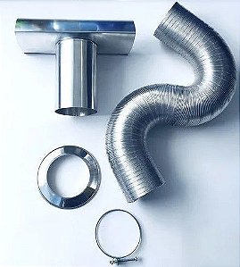 Kit Chamine P/Aquecedor Westaflex 80mm X 3m