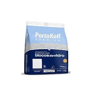 Argamassa Bloco Vidro 4kg Portokoll