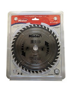 Lamina Serra Circular C Videa Mister 4 1/2 40dentes