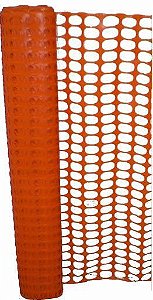 Tela Tapume Laranja Largo 100cm
