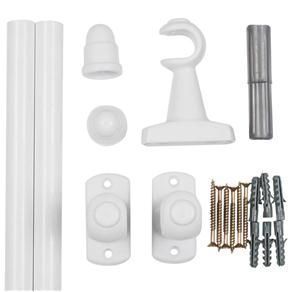 Varao Cortina Duplo 2m Branco