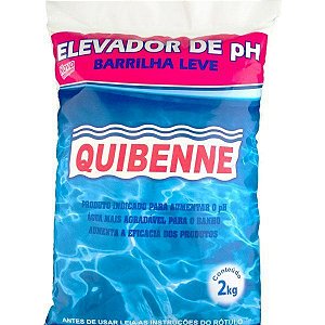 Soda Barrilha Leve 2 Kg Quibenne( Elevador De Ph )