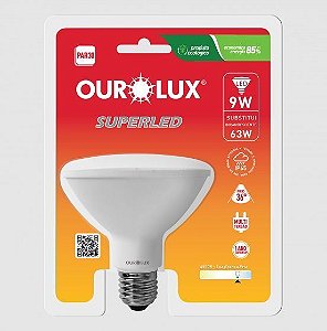 Lâmpada Par30 Led 9w 6500k Ourolux